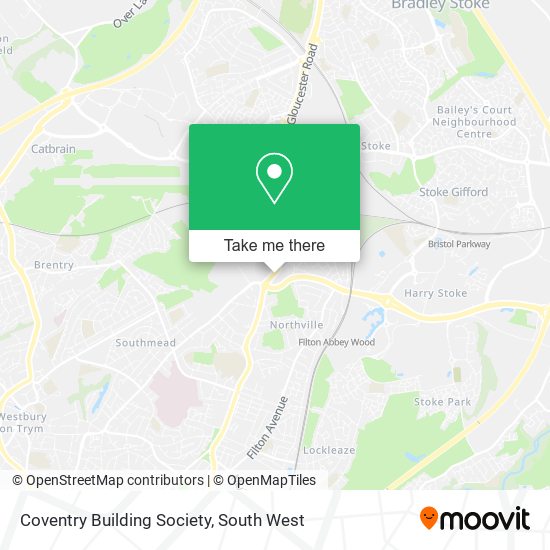 Coventry Building Society map