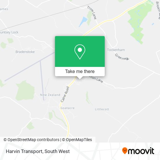 Harvin Transport map