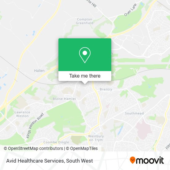 Avid Healthcare Services map