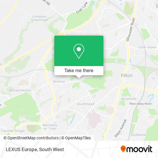 LEXUS Europe map