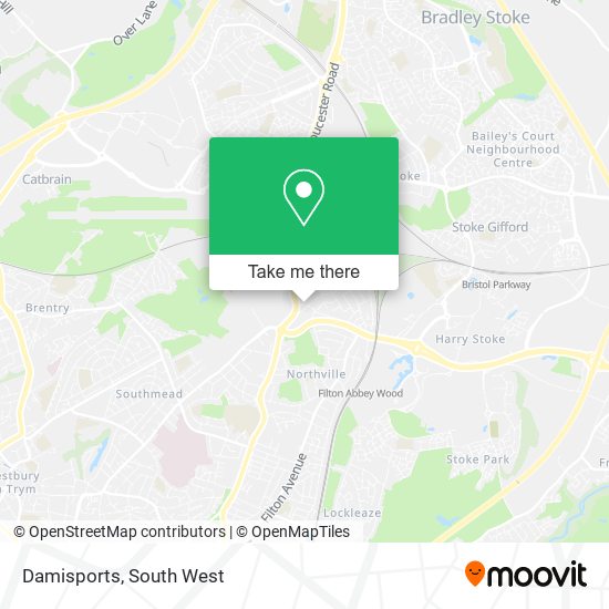 Damisports map