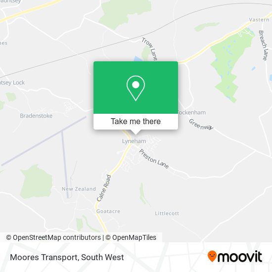 Moores Transport map