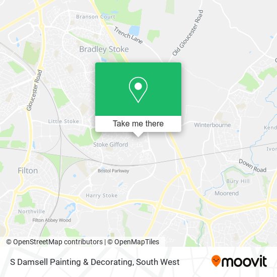 S Damsell Painting & Decorating map