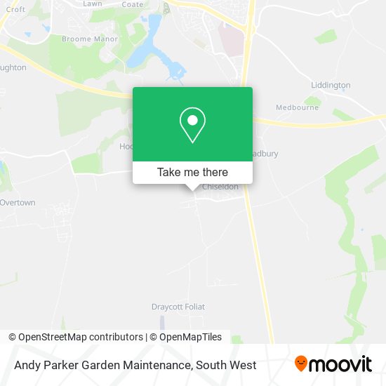 Andy Parker Garden Maintenance map