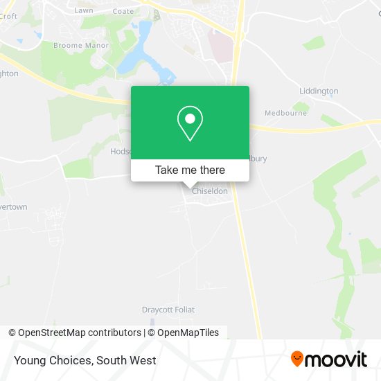 Young Choices map