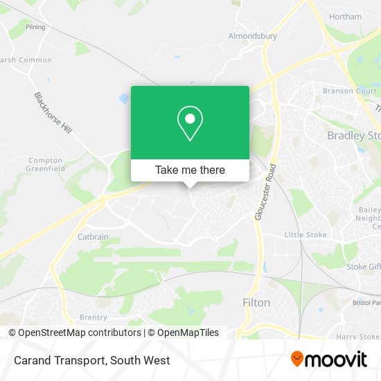 Carand Transport map