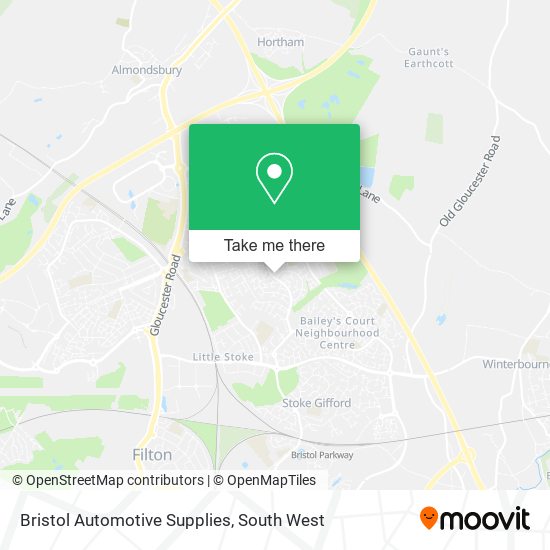 Bristol Automotive Supplies map