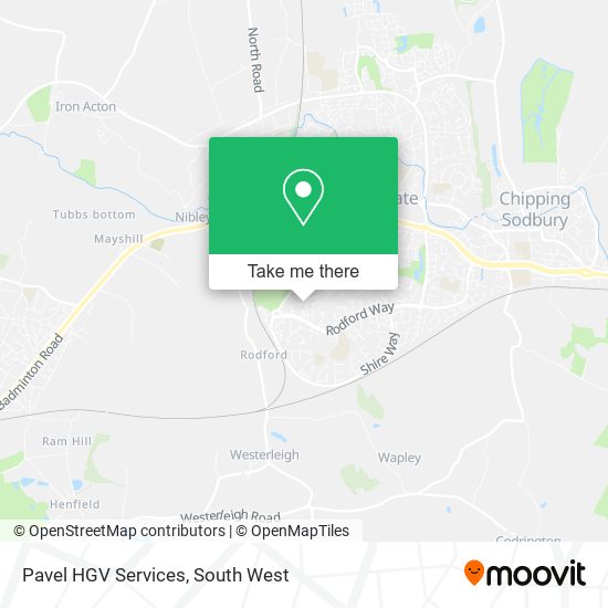 Pavel HGV Services map