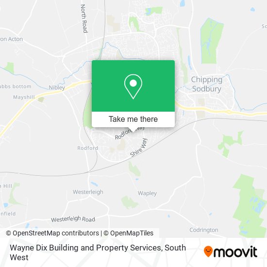 Wayne Dix Building and Property Services map