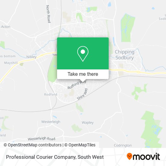 Professional Courier Company map