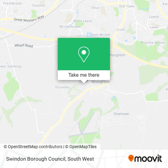 Swindon Borough Council map