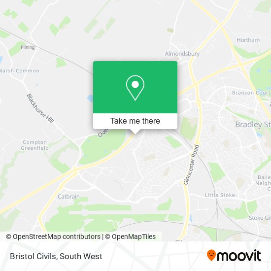 Bristol Civils map