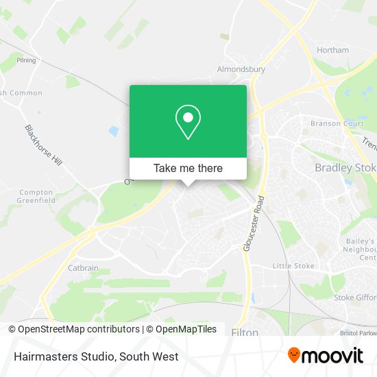 Hairmasters Studio map