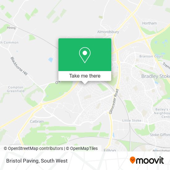 Bristol Paving map
