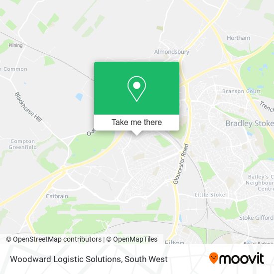 Woodward Logistic Solutions map