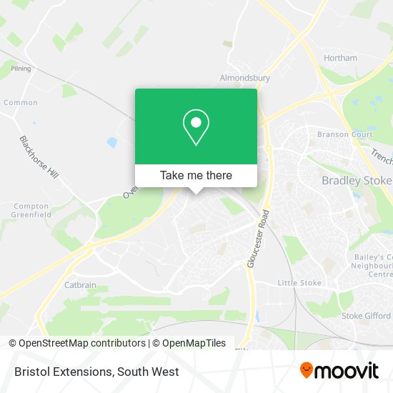 Bristol Extensions map