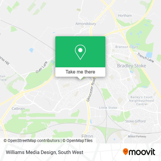 Williams Media Design map