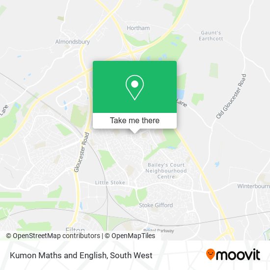 Kumon Maths and English map