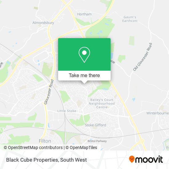Black Cube Properties map