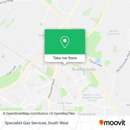 Specialist Gas Services map