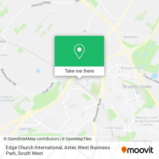 Edge Church International, Aztec West Business Park map