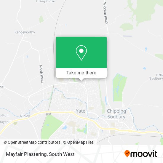 Mayfair Plastering map