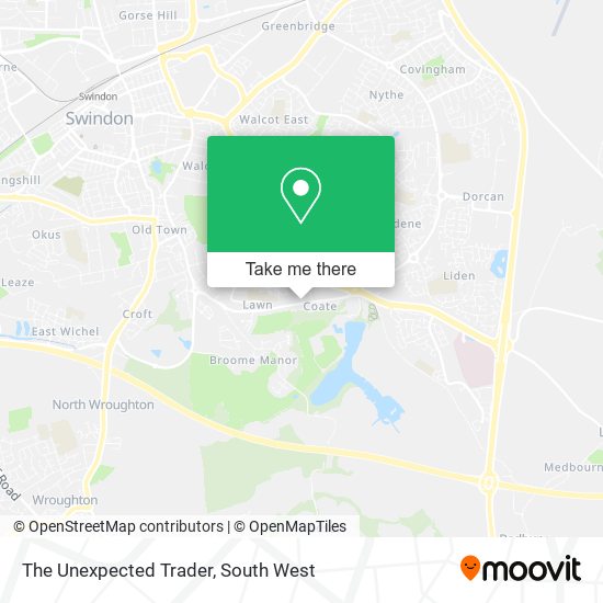 The Unexpected Trader map