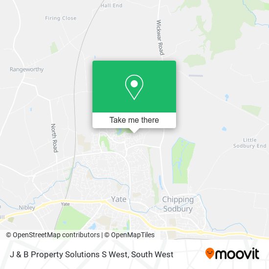 J & B Property Solutions S West map