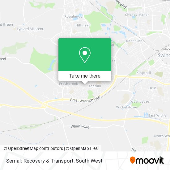 Semak Recovery & Transport map