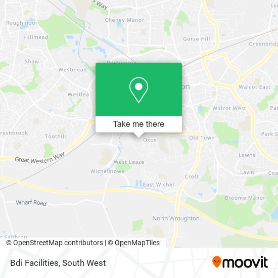 Bdi Facilities map