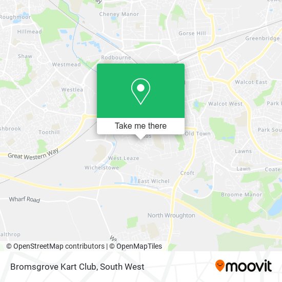 Bromsgrove Kart Club map