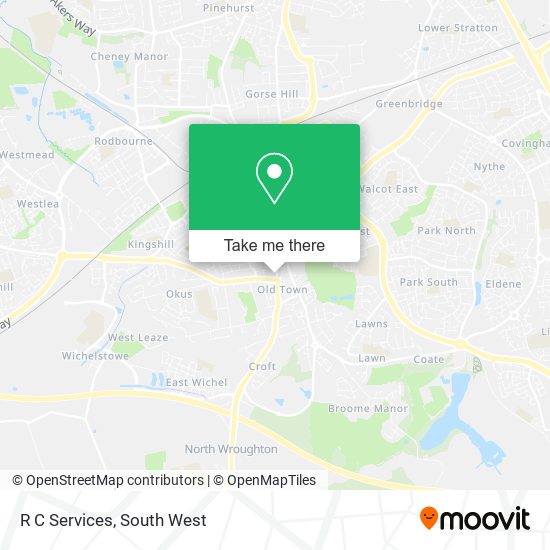 R C Services map