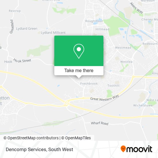 Dencomp Services map