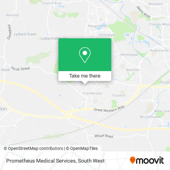 Prometheus Medical Services map