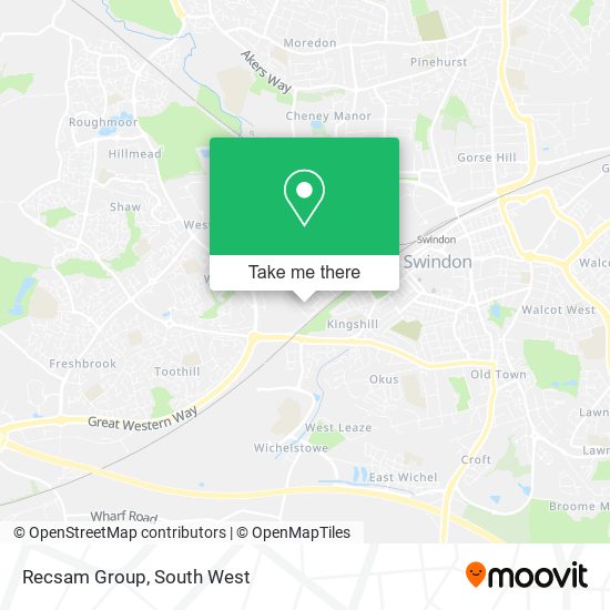 Recsam Group map