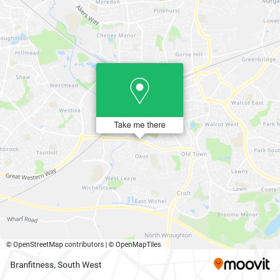 Branfitness map