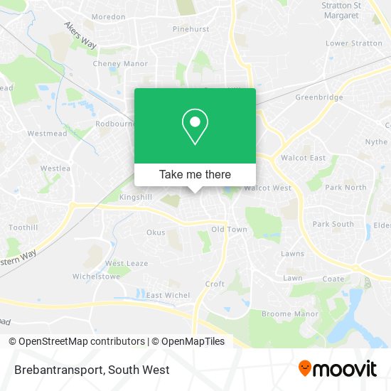 Brebantransport map