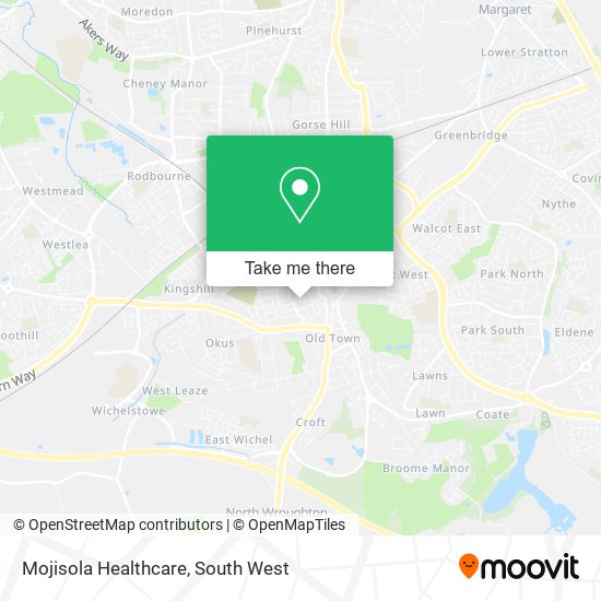 Mojisola Healthcare map