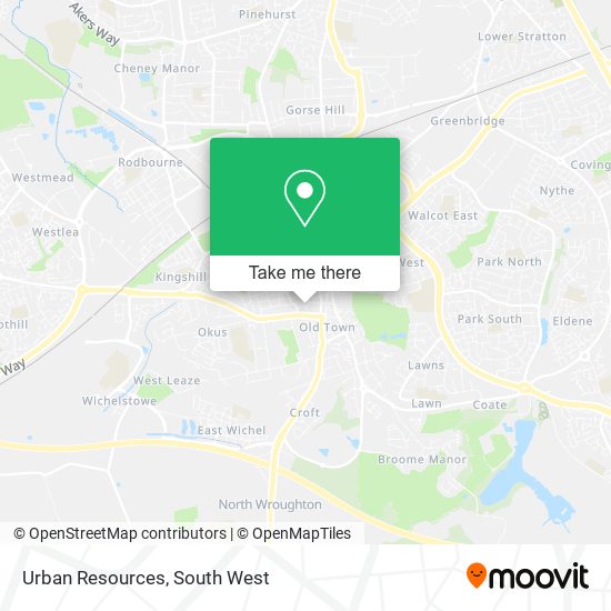 Urban Resources map