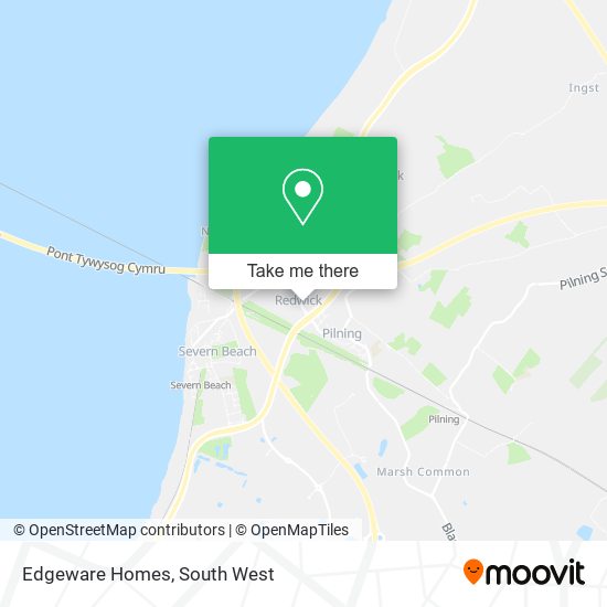 Edgeware Homes map
