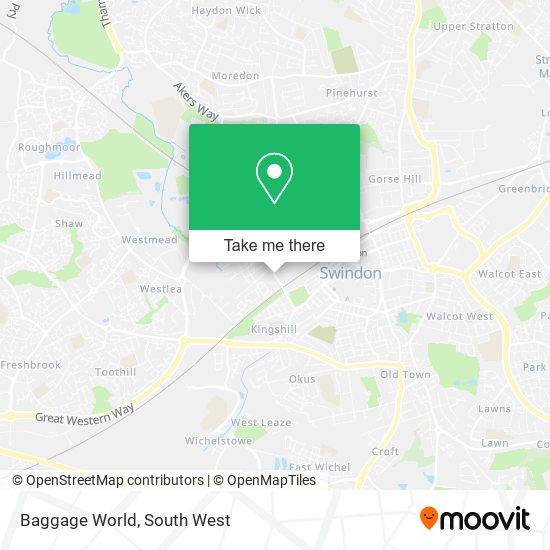 Baggage World map