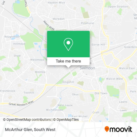 McArthur Glen map