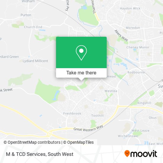 M & TCD Services map