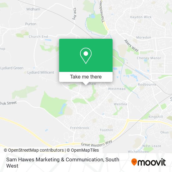 Sam Hawes Marketing & Communication map
