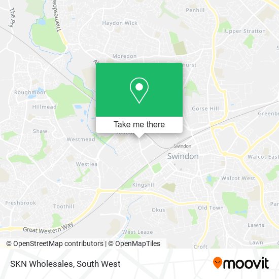 SKN Wholesales map