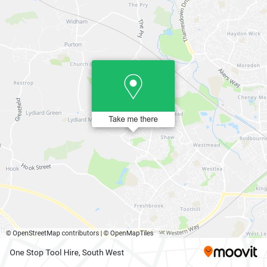 One Stop Tool Hire map