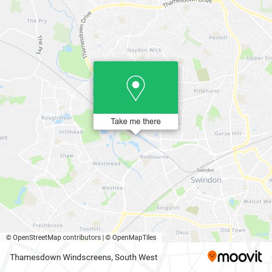 Thamesdown Windscreens map