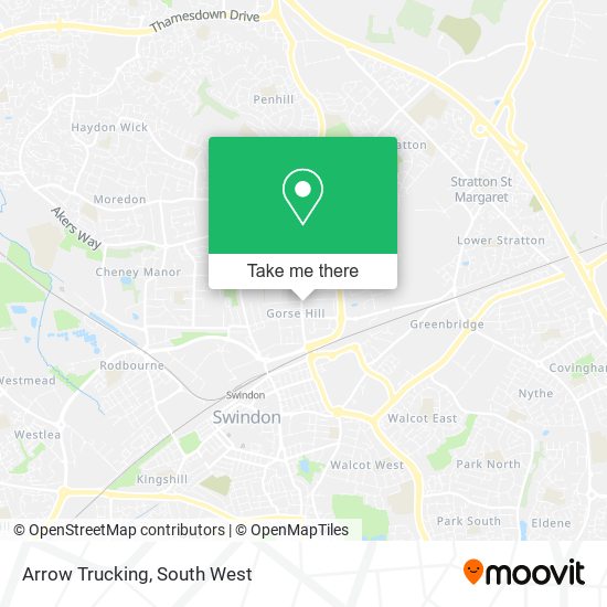 Arrow Trucking map