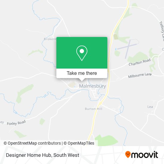 Designer Home Hub map
