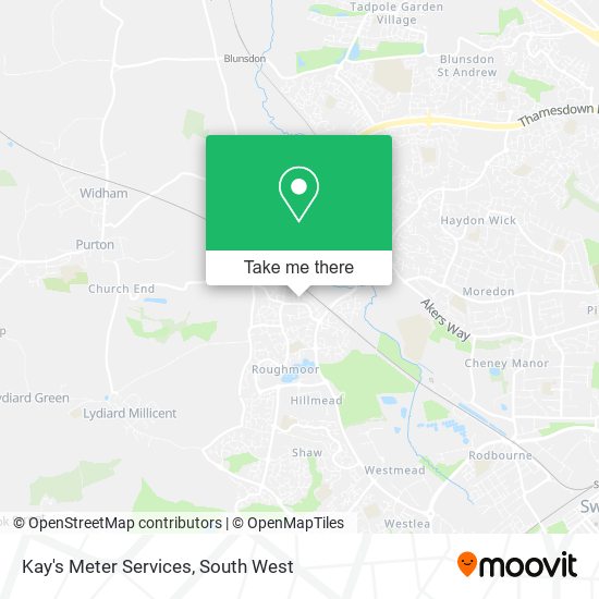 Kay's Meter Services map